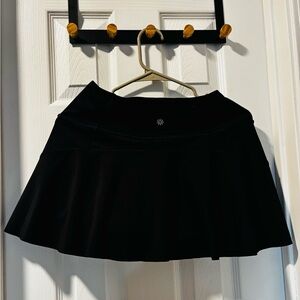 Athleta Black Circle Skirt with Flared Silhouette